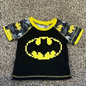 Batman Kids Pajama Top - Black and Yellow